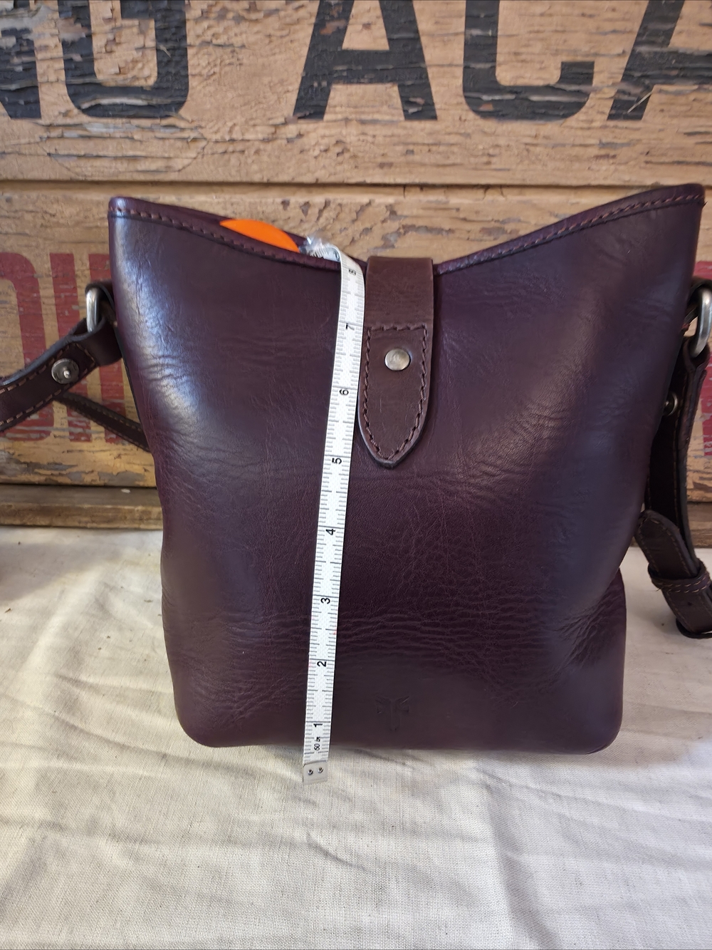 Frye Amy Leather Bucket Bag - Picture 3 of 10